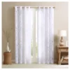 Layla Sheer Bird Window Curtain Panel