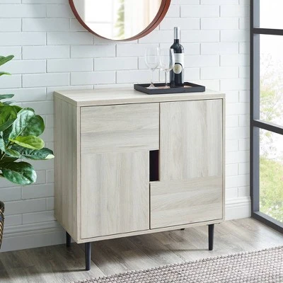 Modern Accent Cabinet With Color Pop Interior - Saracina Home 9 Modern Accent Cabinet With Color Pop Interior - Saracina Home - Image 9