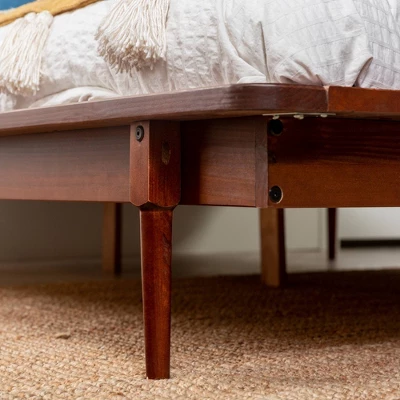 Boho Solid Wood Spindle Platform Bed - Saracina Home 5 Boho Solid Wood Spindle Platform Bed - Saracina Home - Image 5