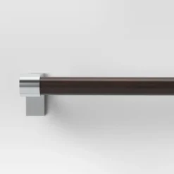 Dark Faux Wood Curtain Rod Nickel - Threshold™ 6 Dark Faux Wood Curtain Rod Nickel - Threshold™ -Baxton Studio Sales Store GUEST 3f1572b1 fc3d 4ce8 8600 dec628aa2d09