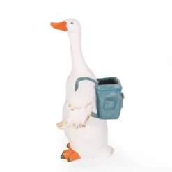 Christopher Knight Home 17" Wide Forgey Concrete Outdoor Novelty Goose Planter White/Blue -Baxton Studio Sales Store GUEST 3fadebb5 a5bd 4910 a983 af3cfaf16420