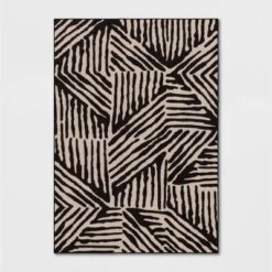 Abstract Lines Rug Black/Tan - Threshold™ 9 Abstract Lines Rug Black/Tan - Threshold™ -Baxton Studio Sales Store GUEST 43f5ce06 5a0c 455c 8ca2 29507ec11d70