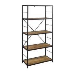 63" 4 Shelf Industrial Transitional Tall Bookshelf - Saracina Home -Baxton Studio Sales Store GUEST 43f6ae14 00e5 4498 b215 cdae8a95d4c2
