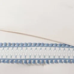 12pc Embroidered Fringe Stripe With Tassels Comforter & Sheet Bedding Set - Threshold™ 11 12pc Embroidered Fringe Stripe With Tassels Comforter & Sheet Bedding Set - Threshold™ -Baxton Studio Sales Store GUEST 443f5997 1107 4e72 b1b1 7852d0cd6908