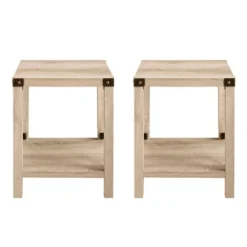 Set Of 2 Sophie Rustic Farmhouse X Frame Side Tables - Saracina Home -Baxton Studio Sales Store GUEST 44f79b6e 19f0 4b8d a95b e597d82b26b9