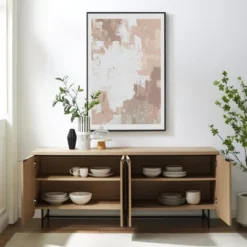 Modern 4 Door Reeded Sideboard - Saracina Home -Baxton Studio Sales Store GUEST 450d82fd 3073 46cc b58d e8be232d61c5