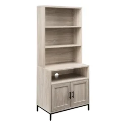 64.12" Orin Modern 2 Door Bookshelf Hutch - Saracina Home -Baxton Studio Sales Store GUEST 4533baad 7e0e 473b a184 41d33d5548af