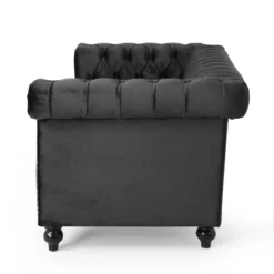 Brinkhaven Modern Glam Tufted Velvet Loveseat With Nailhead Trim - Christopher Knight Home -Baxton Studio Sales Store GUEST 46ebb8a8 cefc 48b5 8052 51382232abce