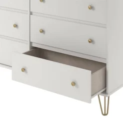 6 Drawer Finley Dresser White - Novogratz -Baxton Studio Sales Store GUEST 47db4d74 70fc 45a6 aa76 fc193a104db3