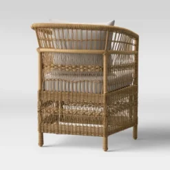 Mulberry 3pc Patio Chat Set - Natural - Threshold™ -Baxton Studio Sales Store GUEST 481921b1 fe5f 470b a205 2869245222ff