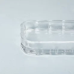 5"x9" Sculpted Glass Vanity Tray Clear - Hearth & Hand™ With Magnolia -Baxton Studio Sales Store GUEST 48796d66 4831 4c84 a62e 12bb89995810