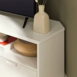 Cara Mid-Century Modern 3 Drawer Corner TV Stand For TVs Up To 58" - Saracina Home -Baxton Studio Sales Store GUEST 4d460d9d e580 44a2 a814 3c51012cc883