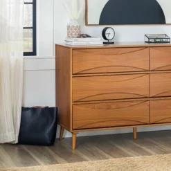 Mid-Century Modern Contoured 6 Drawer Dresser - Saracina Home -Baxton Studio Sales Store GUEST 502a0f6b a828 4a2b ae1f 4f7873dba996