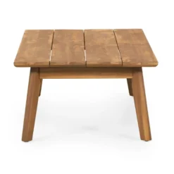 2pc Ellendale Outdoor Acacia Wood Loveseat & Coffee Table Teak/White - Christopher Knight Home -Baxton Studio Sales Store GUEST 527fc4b4 2c48 4434 96d6 54220c45be10