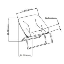 Folding Dish Kids’ Chair - Pillowfort™ -Baxton Studio Sales Store GUEST 53cafdeb cd12 4604 8d7b b3a6678386a0