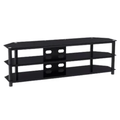 Travers Open Shelves TV Stand For TVs Up To 82" Black - CorLiving 13 Travers Open Shelves TV Stand For TVs Up To 82" Black - CorLiving -Baxton Studio Sales Store GUEST 54f85528 267a 418b bedf 533a44ec7149