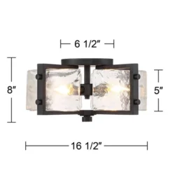 Possini Euro Design Adri Modern Ceiling Light Flush Mount Fixture Black 16 1/2" Wide Black 4-Light Textured Glass For Bedroom Kitchen Living Room Home 10 Possini Euro Design Adri Modern Ceiling Light Flush Mount Fixture Black 16 1/2" Wide Black 4-Light Textured Glass For Bedroom Kitchen Living Room Home -Baxton Studio Sales Store GUEST 567ddd16 51a8 4ee3 a709 ba37f671124a