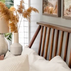 Boho Solid Wood Spindle Platform Bed - Saracina Home 24 Boho Solid Wood Spindle Platform Bed - Saracina Home -Baxton Studio Sales Store GUEST 56d06391 618a 4987 81f4 c67d43671300