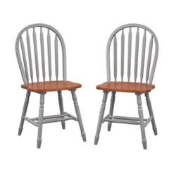 Set Of 2 Carolina Windsor Dining Chair - Buylateral -Baxton Studio Sales Store GUEST 5742c8f7 bad1 484f ad0a b970fbd6b61e