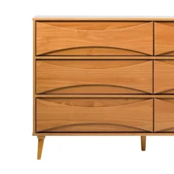 Mid-Century Modern Contoured 6 Drawer Dresser - Saracina Home -Baxton Studio Sales Store GUEST 594c6242 2500 453b 90d5 efb2e62ee4ee