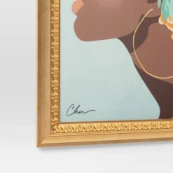 24" X 30" Floral Dream By Nikki Chu Vintage Canvas Board Gold - Threshold™ -Baxton Studio Sales Store GUEST 5a042000 aaac 4e72 a3dc a07d331687a2