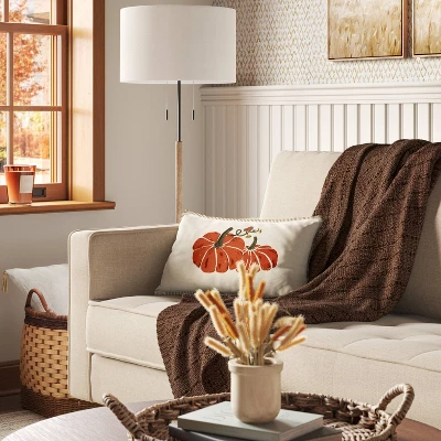 Marled Knit Throw Blanket - Threshold™ 1 Marled Knit Throw Blanket - Threshold™