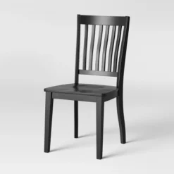 2pk Holden Slat Back Dining Chair Black - Threshold™ -Baxton Studio Sales Store GUEST 5c33c1cf e8f4 40f2 8880 34c871685475