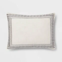 5pc Woven Diamond Stripe Comforter Set Cream/Black - Threshold™ -Baxton Studio Sales Store GUEST 5d349a07 7c2d 4182 a95d 87ac7e7fc926