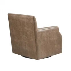 Glaser Faux Leather Swivel Chair Brown - Madison Park -Baxton Studio Sales Store GUEST 5f9bc0cf 07f0 4354 842a edce6fc8767f