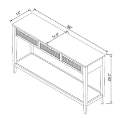 East Bluff Woven Drawer Console Table - Threshold™ Designed With Studio McGee -Baxton Studio Sales Store GUEST 5fadeab1 5821 409f b35b 9dc3416e6dfc