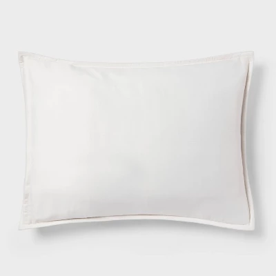 Voile Woodblock Printed Quilt Sham Ivory - Threshold™ 2 Voile Woodblock Printed Quilt Sham Ivory - Threshold™ - Image 2