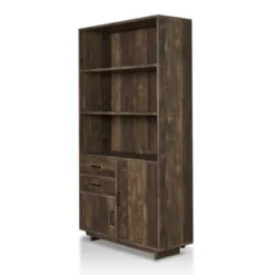 69.8" Tappan Bookcase With Cabinet Reclaimed Oak - HOMES: Inside + Out 9 69.8" Tappan Bookcase With Cabinet Reclaimed Oak - HOMES: Inside + Out -Baxton Studio Sales Store GUEST 6126529a 5085 49be aa77 9ed263a2e1ad
