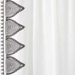 1pc Light Filtering Diamond Border Window Curtain Panel White - Opalhouse™ Designed With Jungalow™ 6 1pc Light Filtering Diamond Border Window Curtain Panel White - Opalhouse™ Designed With Jungalow™ -Baxton Studio Sales Store GUEST 6a1227ec a22c 4a58 b5cd ea3e9bda3f45