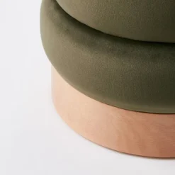 Clarkdale Channel Tufted Ottoman With Wood Base - Threshold™ Designed With Studio McGee -Baxton Studio Sales Store GUEST 6b0f47ba dc03 48cc 8a01 bbb99d46752f