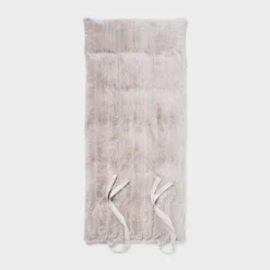 Luxe Channel Faux Fur Lounge Pillow Light Gray - Threshold™ -Baxton Studio Sales Store GUEST 6b4540a7 e802 4a72 9e74 ec8cd0ced3ce