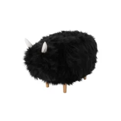 Levi Furry Yak Ottoman - Christopher Knight Home -Baxton Studio Sales Store GUEST 6be0113e f7c7 4c33 b85c 300c29e0cb08