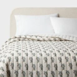 Voile Woodblock Printed Quilt Ivory - Threshold™ 5 Voile Woodblock Printed Quilt Ivory - Threshold™ -Baxton Studio Sales Store GUEST 6c09ead2 dfb1 46be bf31 3922aa8b5dff