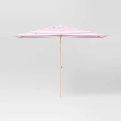 10'x6' Rectangular Market Patio Umbrella - Light Wood Pole - Threshold™ -Baxton Studio Sales Store GUEST 6c33f0e5 b50a 42bd a2e7 95e40d06bf76