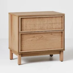 Wood & Cane Transitional Nightstand - Hearth & Hand™ With Magnolia 18 Wood & Cane Transitional Nightstand - Hearth & Hand™ With Magnolia -Baxton Studio Sales Store GUEST 6c47a1ff ce6a 4448 9a6a 5cf9c0d54333