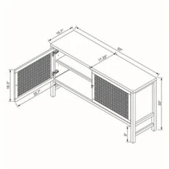 Palmdale Woven Door Console - Threshold™ Designed With Studio McGee -Baxton Studio Sales Store GUEST 6d225f38 58c8 4d6f a350 e4de6fff4cf2