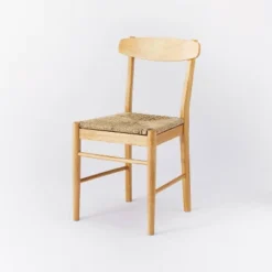 Logan Wood Dining Chair With Woven Seat - Threshold™ Designed With Studio McGee -Baxton Studio Sales Store GUEST 6e399785 465b 469d a9a4 e11c98320113