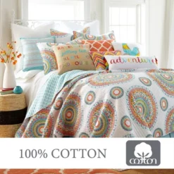 Mayla Medallion Quilt And Pillow Sham Set - Levtex Home -Baxton Studio Sales Store GUEST 6e54a96b d6af 4b3d 8915 a891c6cb91bd