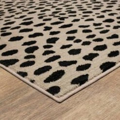 New Release 3 Daffodil Leopard Print Woven Rug - Threshold™
