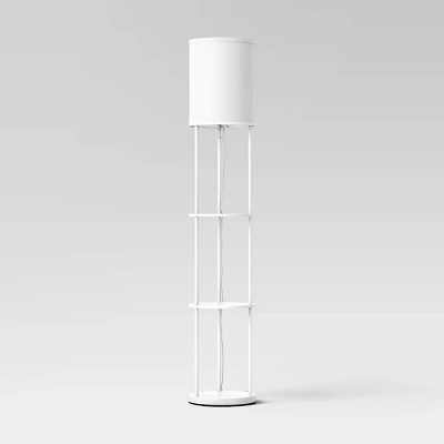 Shelf Floor Lamp White - Room Essentials™ 4 Shelf Floor Lamp White - Room Essentials™ - Image 4