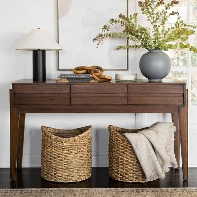 Herriman Wooden Console Table With Drawers - Threshold™ Designed With Studio McGee 9 Herriman Wooden Console Table With Drawers - Threshold™ Designed With Studio McGee - Image 9