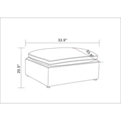 Allandale Modular Sectional Sofa Ottoman - Threshold™ -Baxton Studio Sales Store GUEST 7548cdac 3b88 4a8f beaf 7c6a1d529b6f