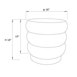 Clarkdale Channel Tufted Ottoman With Wood Base - Threshold™ Designed With Studio McGee -Baxton Studio Sales Store GUEST 7621a4fb 13fc 40b5 8a63 c059333f64cb