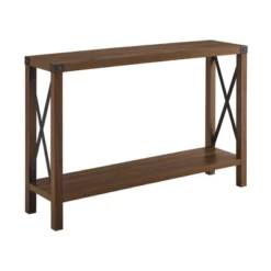 Sophie Rustic Industrial X Frame Entry Table - Saracina Home -Baxton Studio Sales Store GUEST 769a81ac 9145 453b 9993 f274c3bd154a