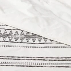 5pc Woven Diamond Stripe Comforter Set Cream/Black - Threshold™ -Baxton Studio Sales Store GUEST 7a81c7b5 b6f7 4472 9936 97e48d9b6ca4
