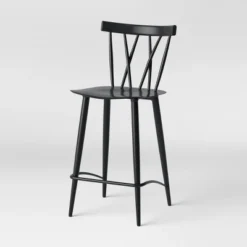 Set Of 2 Becket Metal X Back Counter Height Barstool Black - Threshold™ -Baxton Studio Sales Store GUEST 7ab60607 4e5e 4b03 a2af 7cf9061779fb